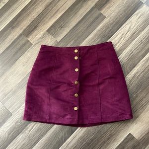 Old Navy Suede Skirt